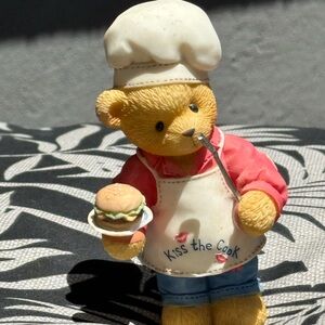 Cherished Teddies Chef Bear with Red and Blue Outfit